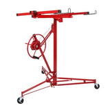 11FT Drywall Lifter Panel Hoist Jack Rolling Caster Construction Lockable 150lbs 15715007