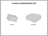 Full/Queen 3 Piece Comforter Mini Set B03596443