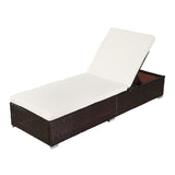 Outdoor Leisure Rattan Furniture Pool Bed / Chaise -Brown 23911533
