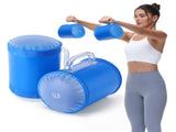 Water Dumbbells Pair, Foldable Travel Dumbbells,10lb Fitness Women Dumbbell Set, Portable Training 54470187