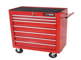 7 DRAWERS MULTIFUNCTIONAL TOOL CART WITH WHEELS-RED W1102107324