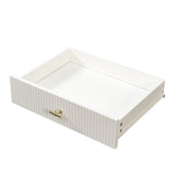 Extendable Coffee Table with Storage, Reversible Living Room Table with 2 Drawers and with 6 Wheels, W331P286652