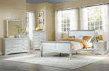 Platinum 5-Drawer Chest with Metal Handles B062P209039