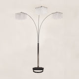 1pc Modern Design Classic Luxury Sleek Multi-head Floor Arc Lamp Crystal-like Accents Drape Living B2741P290176