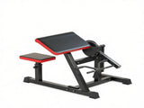 2-In-1 Heavy-Duty Bicep Preacher Curl Bench Bicep Curl Machine with Adjustable Seat & Elbow Cushion 49726789