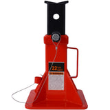 Heavy Duty Pin Type Professional Car Jack Stand with Lock, 22 Ton Capacity, Red, 1 Pair W465110077