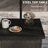 Wicker Side Table 42657186