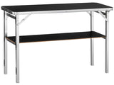 Folding Portable Bar Table, Tradeshow Podium Table for Indoor, Outdoor, Party, Picnic, Exhibition, 54839985
