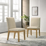 Rocco Contemporary Solid Wood Dining Chairs, Set of 2 T2574P205967