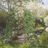 Steel Garden Arch with Gate 11057646