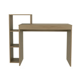 Britt 43" Wide Four Shelves Writting Desk, Home Office, Living Room, Gamer Desk Natural Oak B200P253747