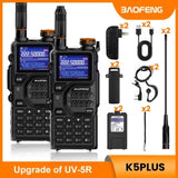 BAOFENG K5PLUS 10W Ham Radio Long Range Portable Handheld Walkie Talkies Long 79633980