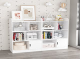 Kids Bookcase, Bookshelf with 6 Compartments, Freestanding Shelves and Cube Organizer, for Bedroom W808P171979