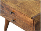 Artisan Furniture Solid Wood Curved Chestnut nightstand B182P280808