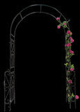 Metal Garden W55'' x H94.5'' Garden Arbor Trellis Climbing Plants Support Rose Outdoor W1586104755