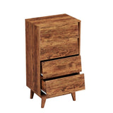 4 Drawer Double Dresser Features Vintage-style and Bevel Design W578132027