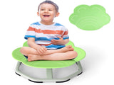 Green children's sensory rotating chair 360 &deg rotation, 220 pound capacity, planetary design, 37855844