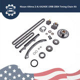 Engine Timing Chain Kit for Nissan Altima Frontier Xterra Sedan 2.4L L4 1998-2004 KA24DE Gas 16 56793762