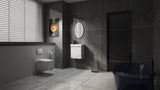 20" Wall-Mounted Bathroom Vanity with Ceramic Sink, Storage Cabinet with Doors,Bathroom Cabinet Set W1972P196393