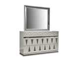 Lavita Modern & Contemporary Style Mirror Made with Wood and Gold Accents in Black & Gold. B009P245896