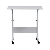 ZNTS [Old code:92088120]Removable E1 15MM Chipboard & Steel Side Table with Baffle White L 82570367