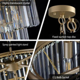 (Same as W1340P143192/L5007-500-G) Gold Luxury Crystal Chandelier Modern Chandeliers Lights (No W1340P189316