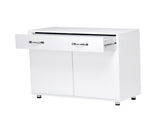 Two door Side Table-White W28203337