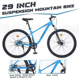 29 Inch Wheels Single Speed Mountain Bike, for Men Women Boys and Girls, Front Suspension, Steel W1019P225378