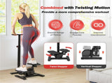 Multi-Functional Exercise Stepper - StepTwist Design, 300lbs Capacity, Non-Slip PedalsStable Metal 55977092