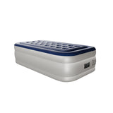 Twin Air Mattress with Built-in Pump, 18in Raised Comfort Blow up Mattress, Double Chamber Airbed, 83667549