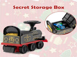 Sturdy PP 2 in 1 Track Ride On Train, 7.2FT Circular Track Easy Assembly Ideal Gift for 3 Kids 85520445