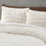 King/Cal King Ruched Fur Down Alternative Comforter Set B03597270