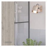 Sines Medicine Cabinet, Four Internal Shelves, Double Door -Light Gray B20092111
