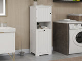 One-Compartment One-Door Tilt-Out Laundry Sorter Cabinet - White 13800451