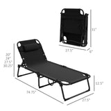 ZNTS Folding Lounge Chairs / beach chair 66997181