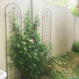4 Pack Metal Garden for Climbing Plants Outdoor 86.7'' x 19.7'' Rustproof Plant Support Rose W158681065
