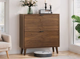Medieval Modern Independent Shoe, 23.62-inch Walnut Shoe Storage,, Fence Shoe W1706P372249
