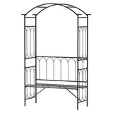 Steel Garden Arch with 2-Seat Bench 45042326