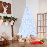 ZNTS 7ft 1346 Branches Automatic Tree Structure PVC Material 500 Lights Cool Color 8 Modes Christmas Tree 03118579