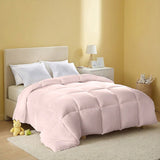 Pink plus-size comforter for all seasons, perfect for cozy bedrooms, luxurious hotel rooms, single, 52736598