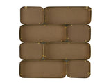 32" in Mirror with Golden Metal Framed Decorative Rectangle Mirror for Bedroom, Dressing Room, W2078124319