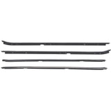 Fits for 1981-1988 Buick Regal Olds Cutlass RWD 2 Door Weatherstripping Seal Kit w/ Narrow Chrome 07319732