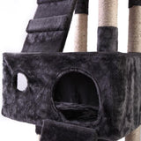 ZNTS 67'' Multi-Level Cat Tree Tower, Kitten Condo House with Scratching Posts, Kitty Play Activity W2181P152200