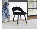 Black Open Back Counter Height Stools B062P145678