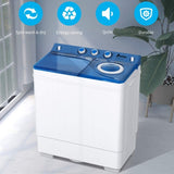 ZNTS Twin Tub with Built-in Drain Pump XPB65-2288S 26Lbs Semi-automatic Twin Tube Washing Machine for 73805830