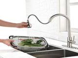Single Handle High Arc Pull Out Kitchen Faucet,Single Level Stainless Steel Kitchen Sink Faucets 57490800