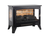21 inchThree-sided Freestanding Electric Fireplace Stove heater with 3D Flame effect with remote 84633594