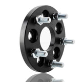 5X100 TO 5X114.3 Wheel Adapters 15MM For FR-S BRZ WRX 20 BLACK SPLINE LUG NUTS 47035008