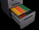 Rounded 3 drawer mobile filing simple style multifunctional legal/letter/A4 file storage W1247P248841