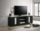 1pc Entertainment Console Rustic Charm Driftwood Wood Finish Open Shelf Living Room Furniture B2741P295470